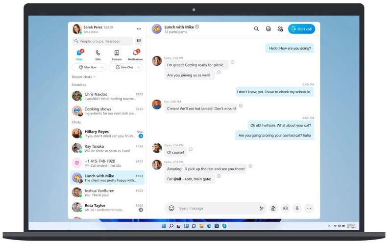 Skype по-крупному обновился. Теперь он похож на Telegram