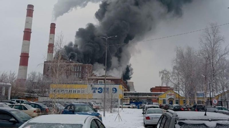 В Перми сильнейший пожар на ТЭЦ унес жизнь одного человека