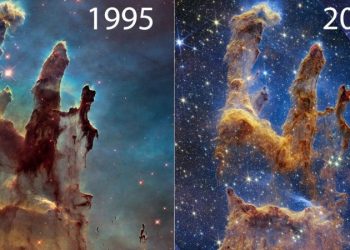 Звёздный питомник: NASA впервые получило детальный снимок «Столпов Творения»