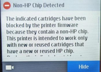 HP удаленно заблокировала в своих принтерах сторонние картриджи. Пользователям придется платить за оригинальные