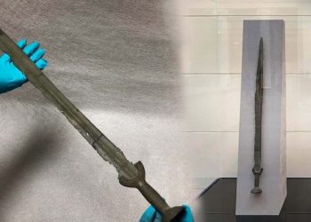 Меч, обнаруженный в реке Дунай, признан музеем подлинным клинком бронзового века возрастом 3 000 лет