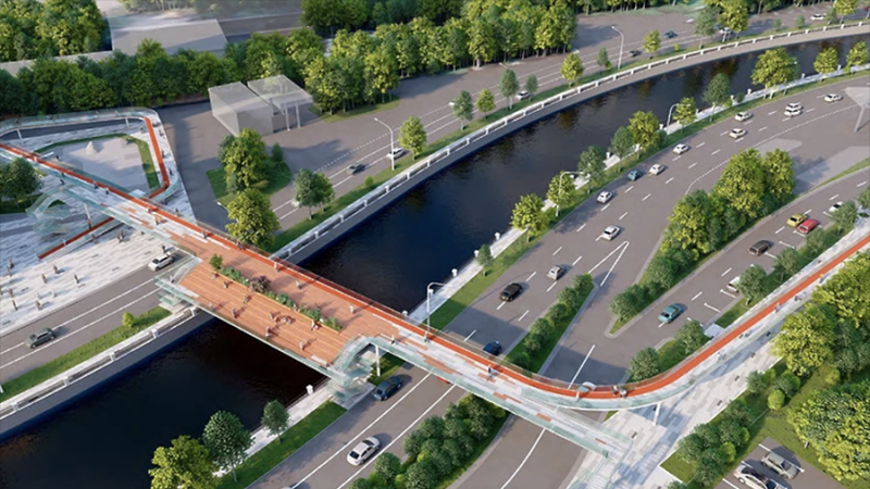 Новый мост через Москву-реку в районе Шелепихинского шоссе построят к 2025 году