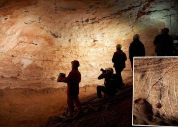 Древняя наскальная живопись обнаружена в затерянной пещере Испании