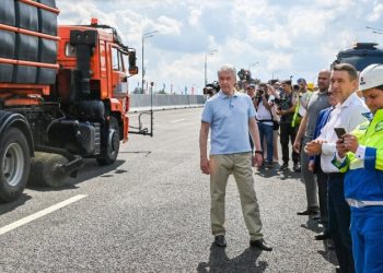 Собянин открыл участок МСД от Южной рокады до МКАД