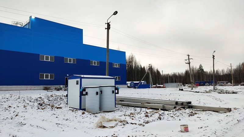 Готовность новой станции водоочистки в Ухте в Коми превысила 60%