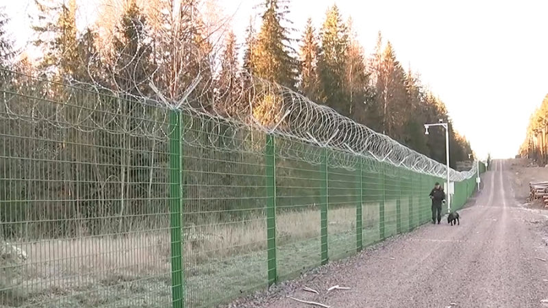 В Финляндии раскритиковали строительство забора на границе с Россией