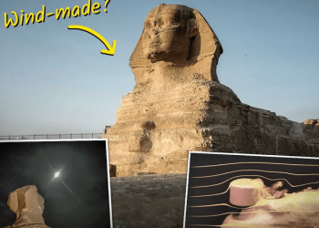 Был ли Сфинкс на самом деле высечен ветром, а затем усовершенствован человеком?