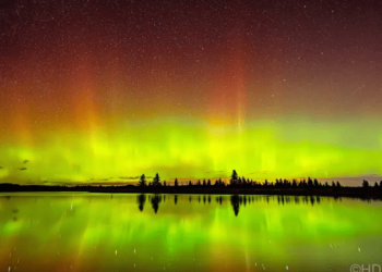 Цвет северного сияния удивил даже опытного фотографа