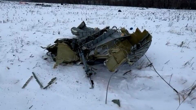 В обломках упавшего под Белгородом самолета нашли поражающие элементы ракеты