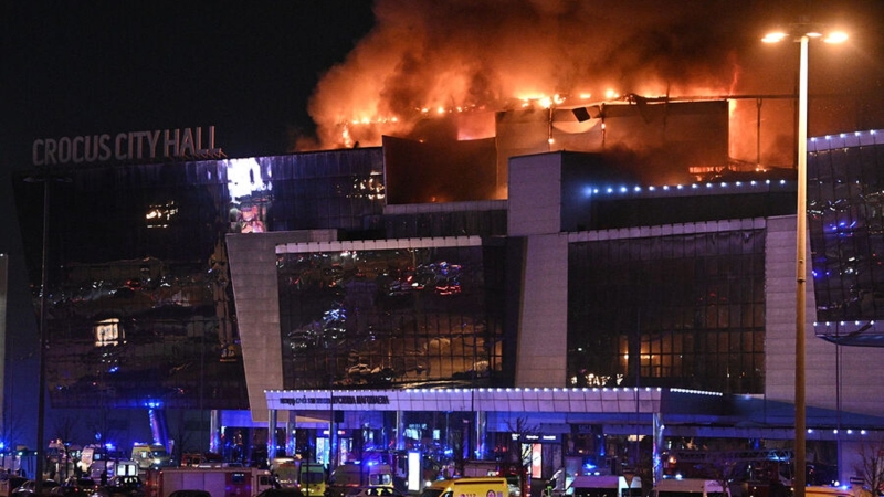 Сгоревший «Крокус Сити Холл» будет восстановлен после теракта