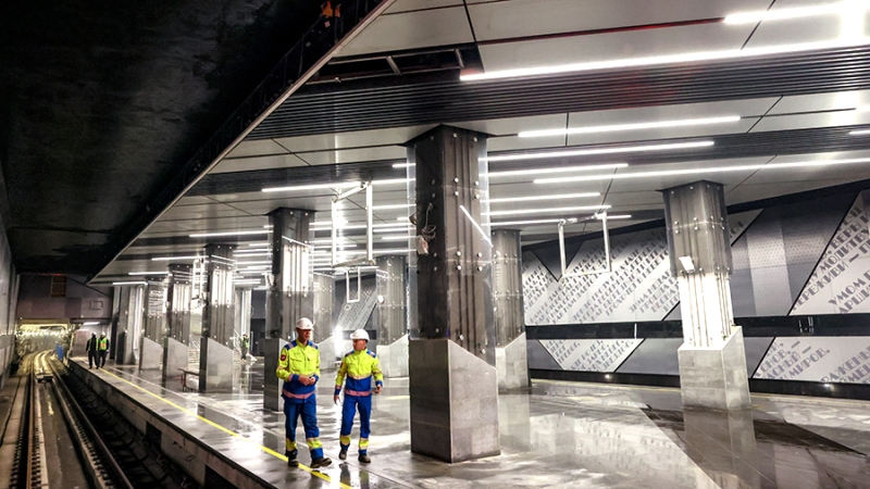 В Москве строительство восьми станций метро планируется завершить до конца года